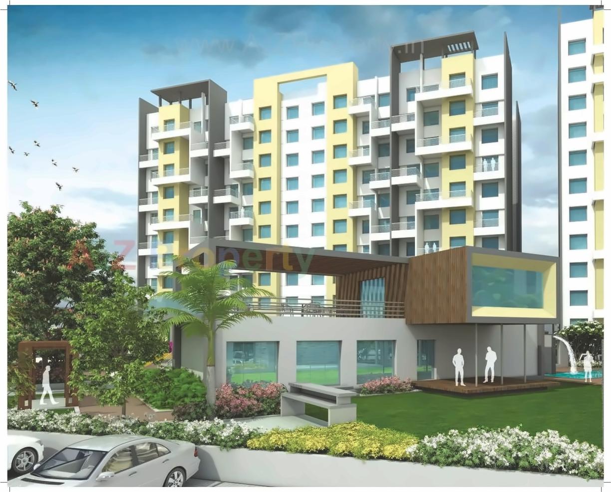 3D Elevation of real estate project Bhumi Silveriio located at Pimpri-chinchawad-m-corp, Pune, Maharashtra