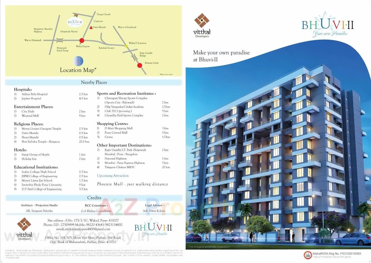  of real estate project Bhuvi located at Wakad, Pune, Maharashtra