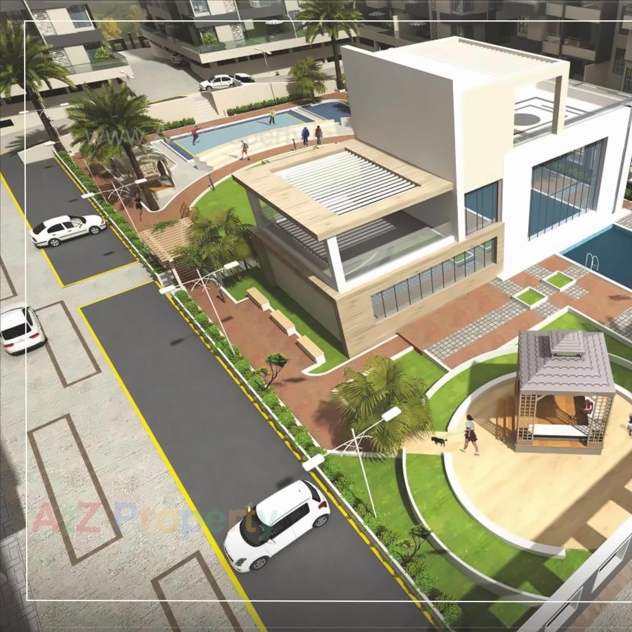 3D Elevation of real estate project Blithe Icon located at Wagholi, Pune, Maharashtra