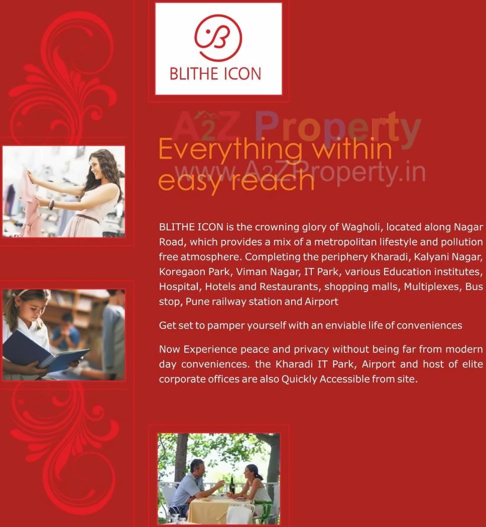  of real estate project Blithe Icon located at Wagholi, Pune, Maharashtra