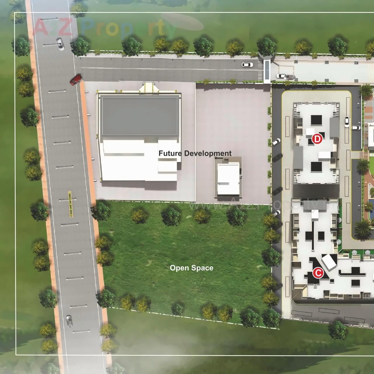 Layout of real estate project Blithe Icon located at Wagholi, Pune, Maharashtra