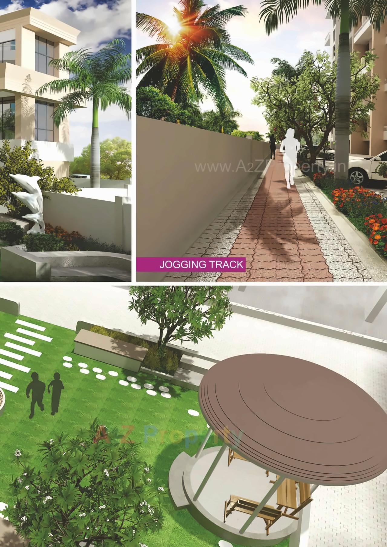 3D Elevation of real estate project Blossom located at Wagholi, Pune, Maharashtra