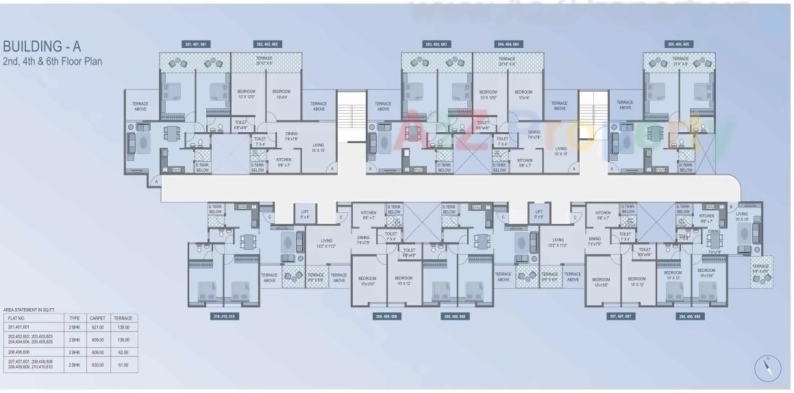 Layout of real estate project Blue Bells Aura located at Pune-m-corp, Pune, Maharashtra