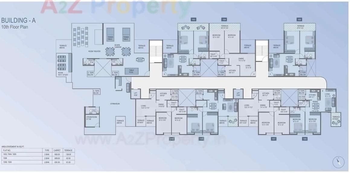 Layout of real estate project Blue Bells Aura located at Pune-m-corp, Pune, Maharashtra