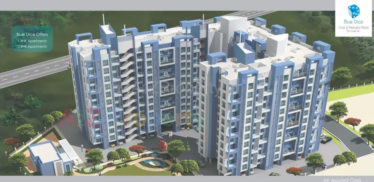 3D Elevation of real estate project Blue Dice located at Chikhali-bk, Pune, Maharashtra