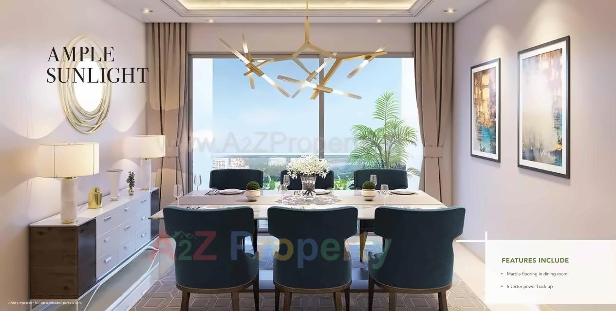 3D Elevation of real estate project Bluegrass Residences   Tower located at Pune-m-corp, Pune, Maharashtra