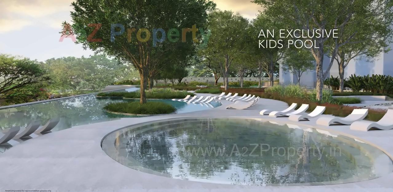 3D Elevation of real estate project Bluegrass Residences   Tower located at Pune-m-corp, Pune, Maharashtra