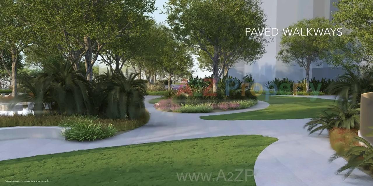 3D Elevation of real estate project Bluegrass Residences   Tower located at Pune-m-corp, Pune, Maharashtra