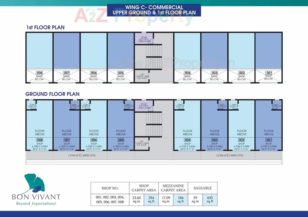 Layout of real estate project Bon Vivant located at Mundhawa, Pune, Maharashtra