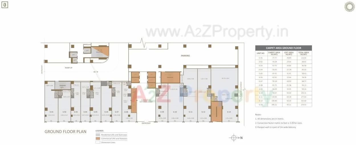 Layout of real estate project Boulevard Of Towers located at Pune-m-corp, Pune, Maharashtra
