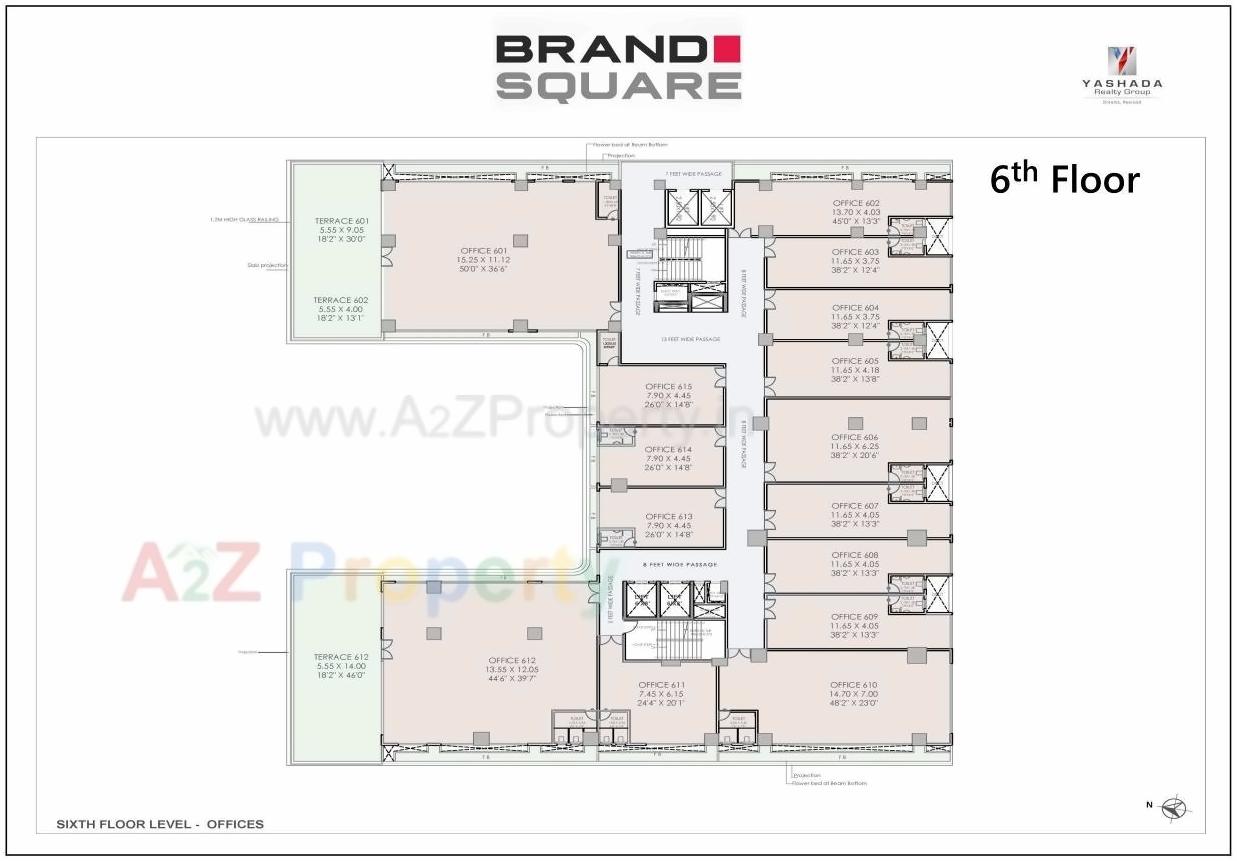Layout of real estate project Brand Square located at Pimpale-saudagar, Pune, Maharashtra
