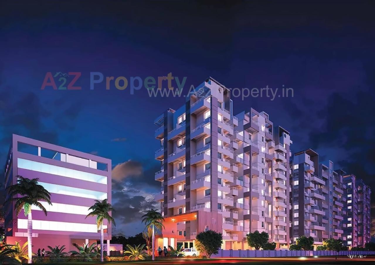 3D Elevation of real estate project Bright Aristo located at Kesnand, Pune, Maharashtra