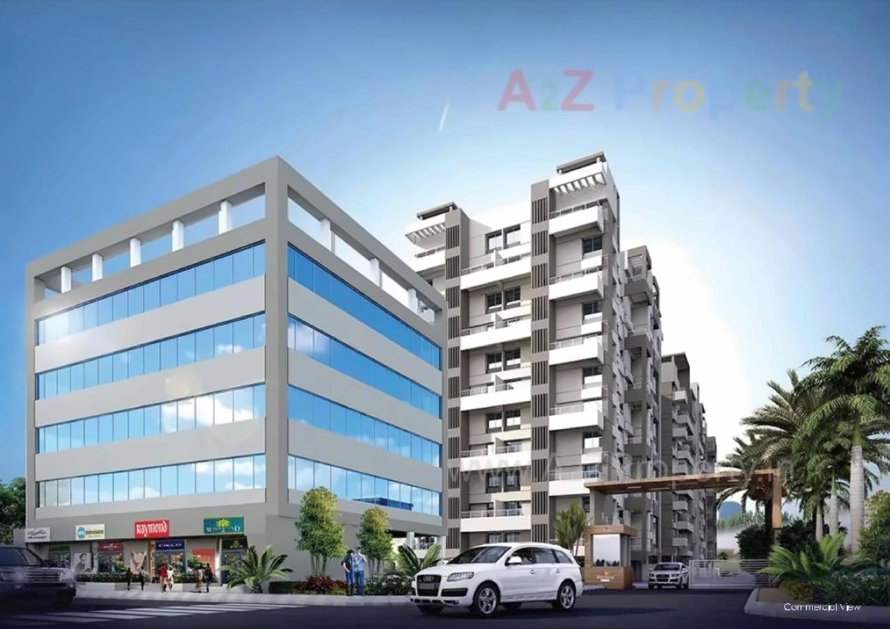3D Elevation of real estate project Bright Aristo located at Kesnand, Pune, Maharashtra