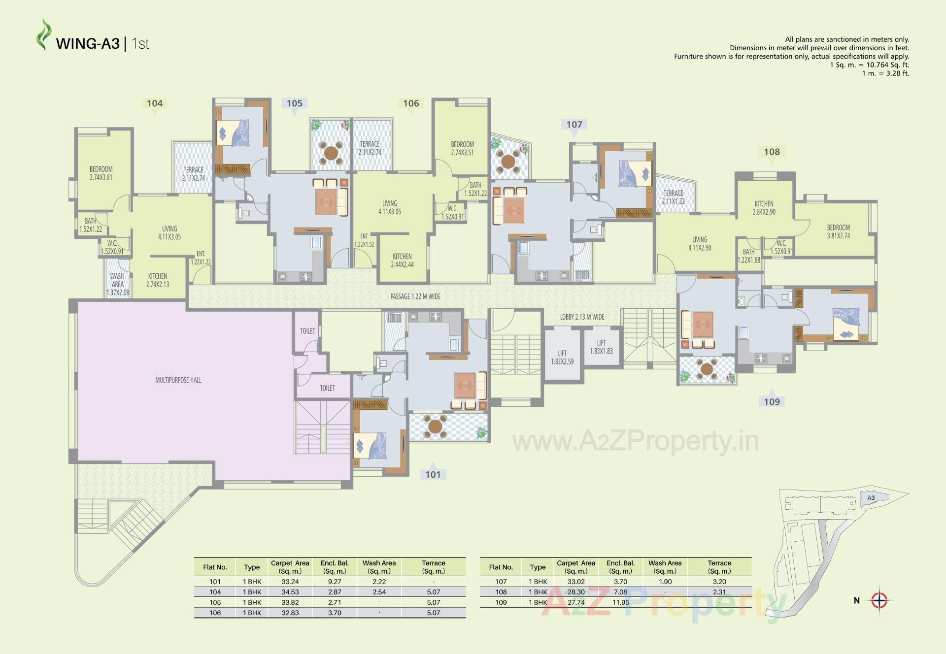 Layout of real estate project Brookefield Willows located at Pisoli, Pune, Maharashtra