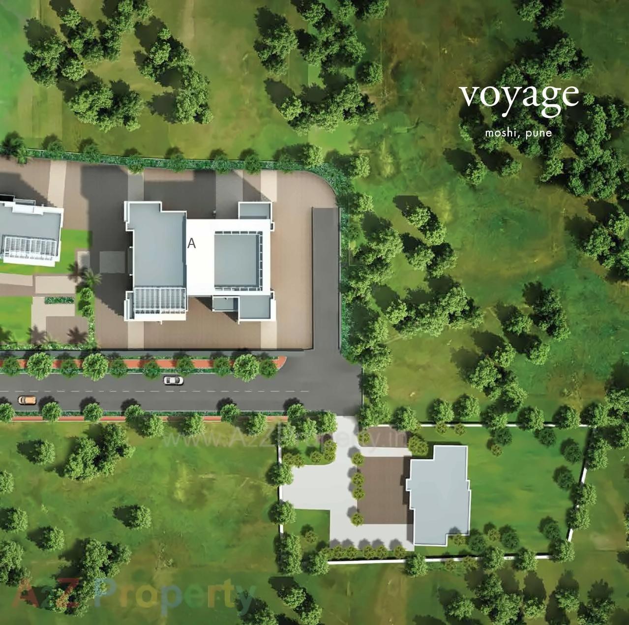 3D Elevation of real estate project D Voyage located at Pimpri-chinchawad-m-corp, Pune, Maharashtra