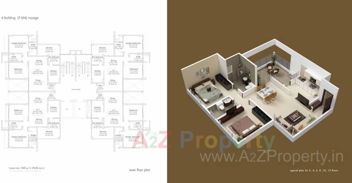 Layout of real estate project D Voyage located at Pimpri-chinchawad-m-corp, Pune, Maharashtra