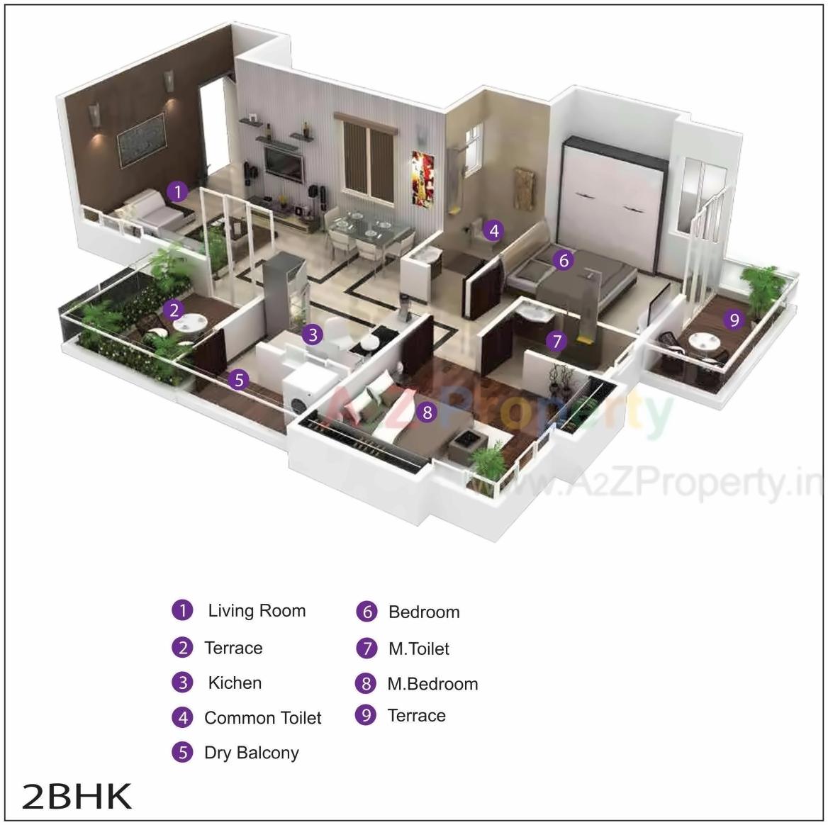 Layout of real estate project Callisto located at Undri, Pune, Maharashtra
