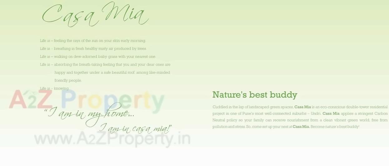  of real estate project Casa Mia located at Pisoli, Pune, Maharashtra