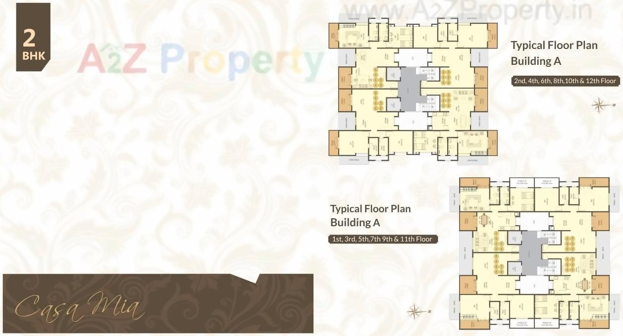 Layout of real estate project Casa Mia located at Pisoli, Pune, Maharashtra