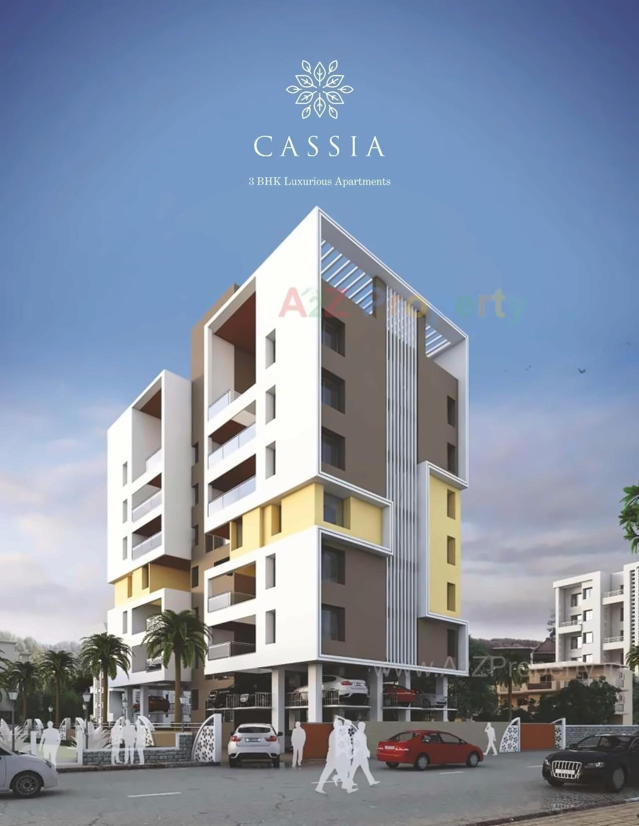 3D Elevation of real estate project Cassia located at Pune-m-corp, Pune, Maharashtra