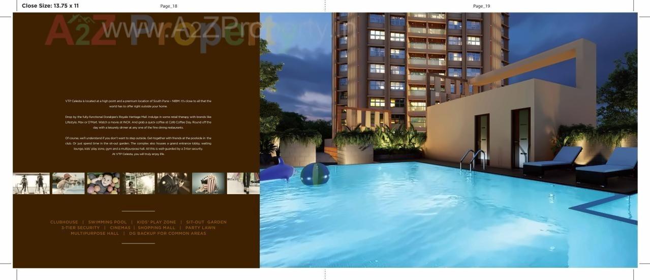 3D Elevation of real estate project Celesta located at Mohammadwadi, Pune, Maharashtra