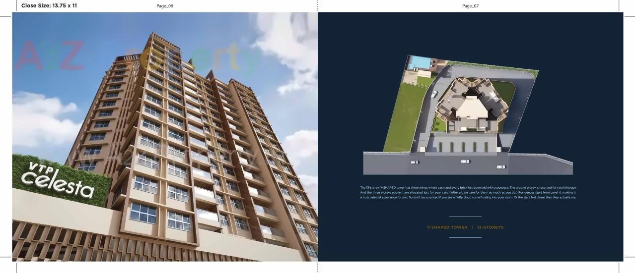 3D Elevation of real estate project Celesta located at Mohammadwadi, Pune, Maharashtra