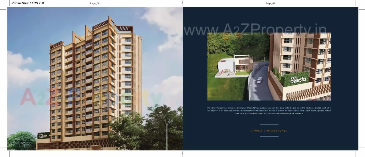 3D Elevation of real estate project Celesta located at Mohammadwadi, Pune, Maharashtra