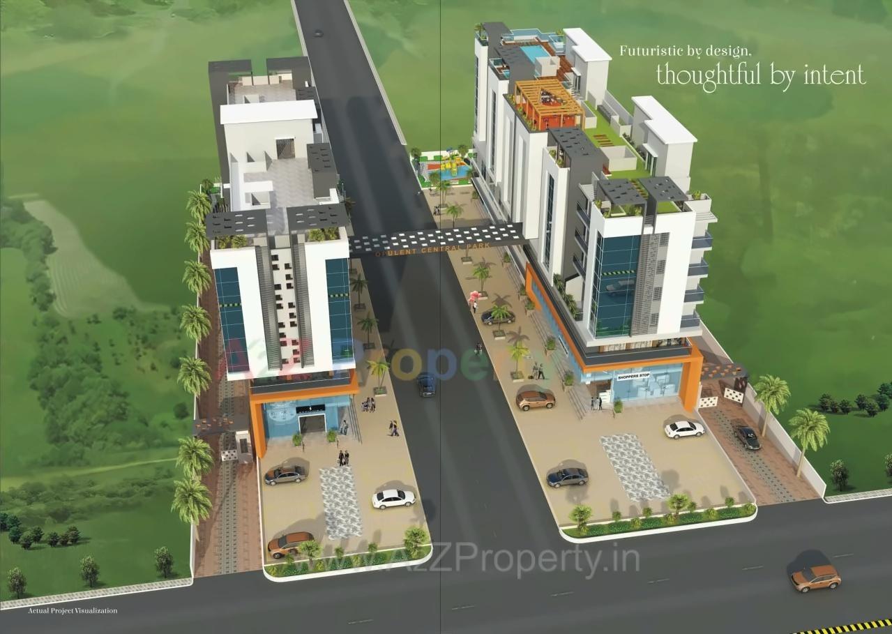 3D Elevation of real estate project Central Park located at Manjari-bk, Pune, Maharashtra