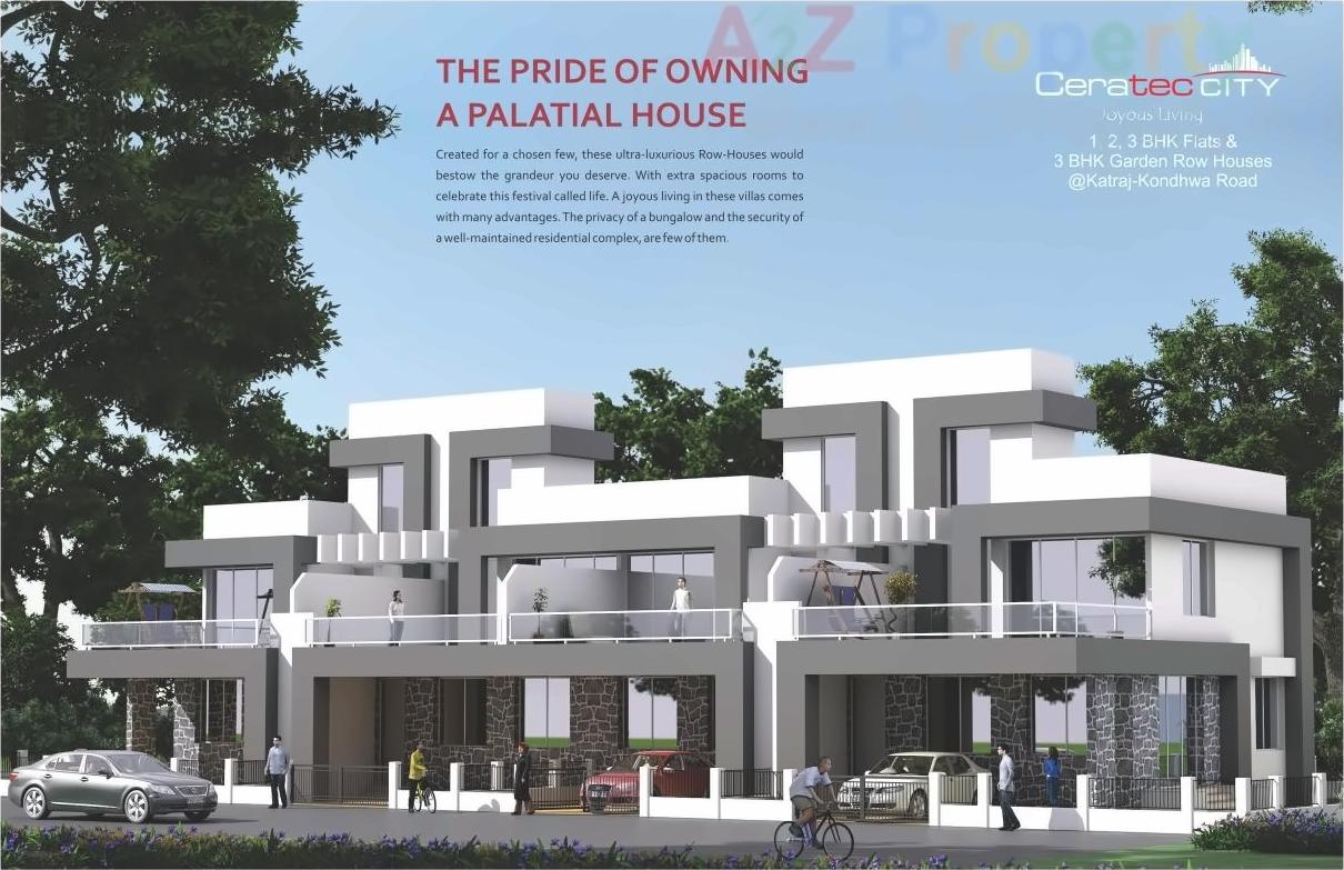 3D Elevation of real estate project Ceratec City located at Yawalewadi, Pune, Maharashtra