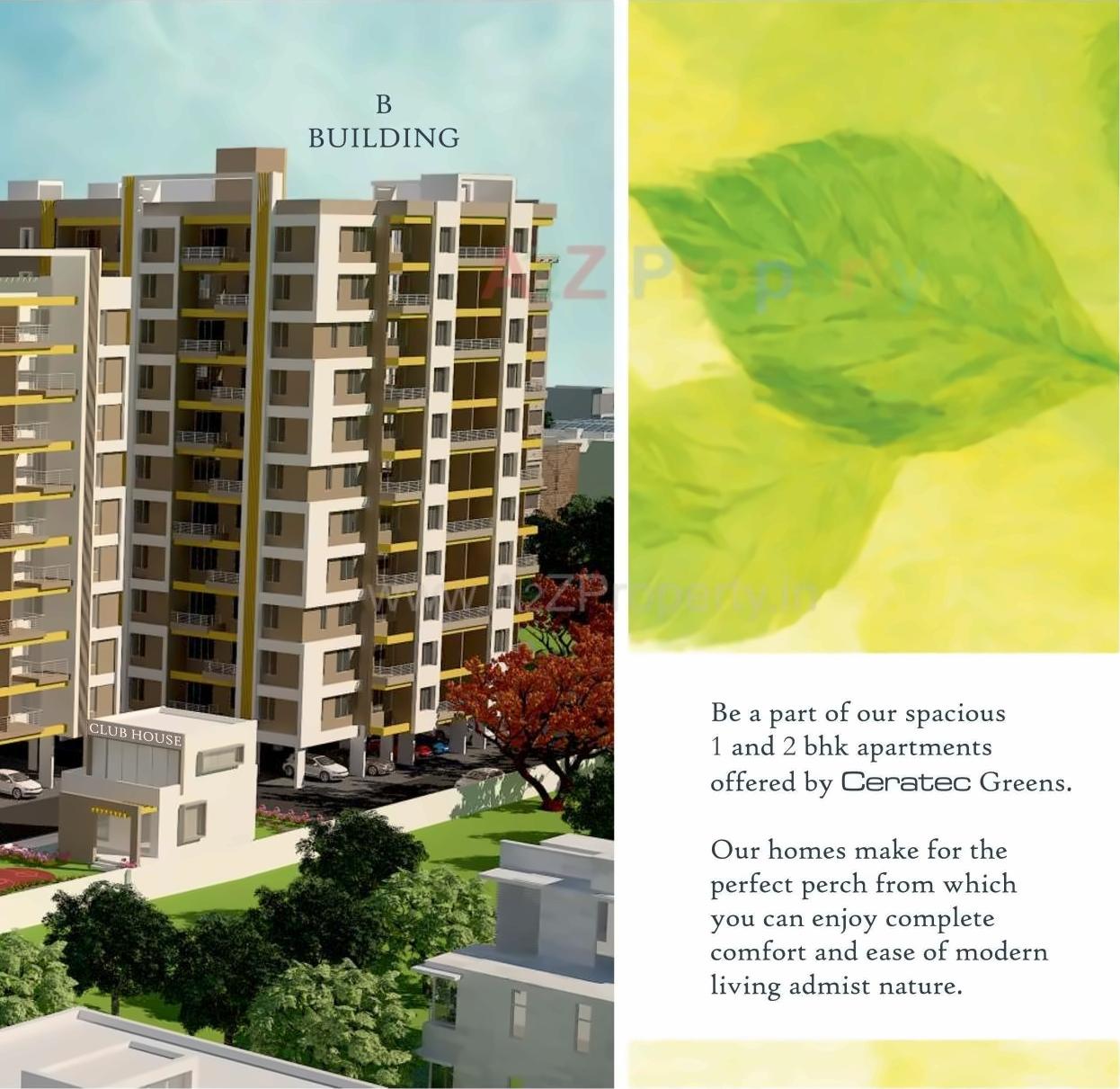 3D Elevation of real estate project Ceratec Greens located at Pune-m-corp, Pune, Maharashtra