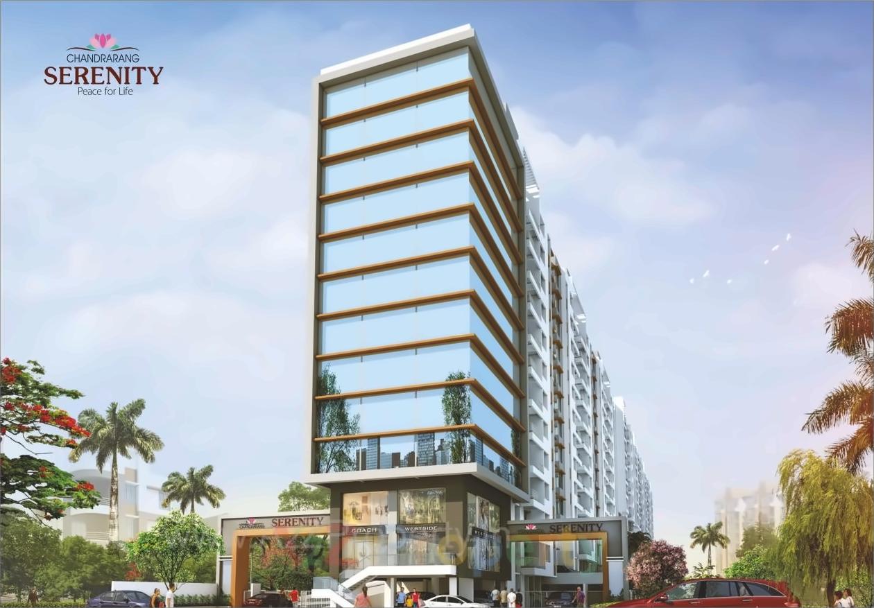 3D Elevation of real estate project Chandrarang Serenity located at Wakad, Pune, Maharashtra
