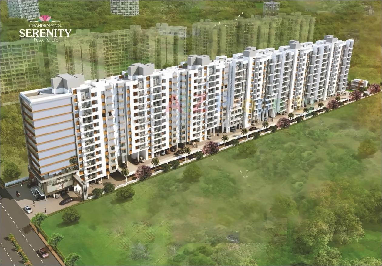 3D Elevation of real estate project Chandrarang Serenity located at Wakad, Pune, Maharashtra
