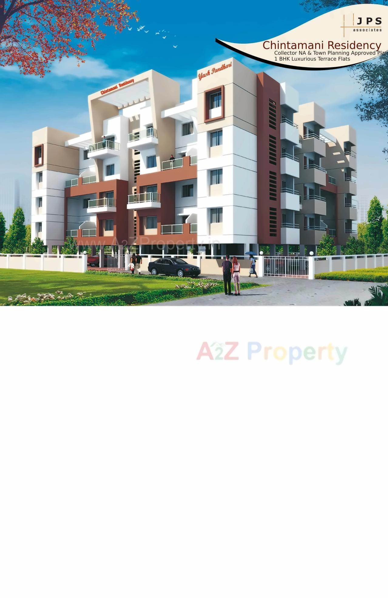 3D Elevation of real estate project Chintamani Residency located at Kirkatwadi, Pune, Maharashtra