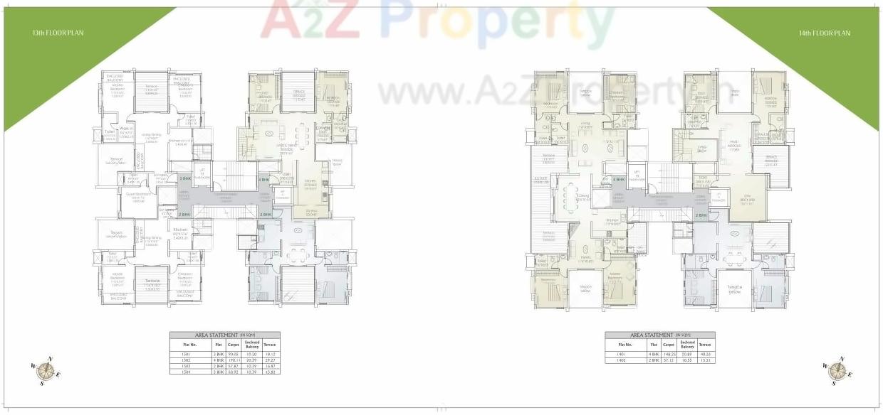 Layout of real estate project Chlorophyll located at Baner, Pune, Maharashtra