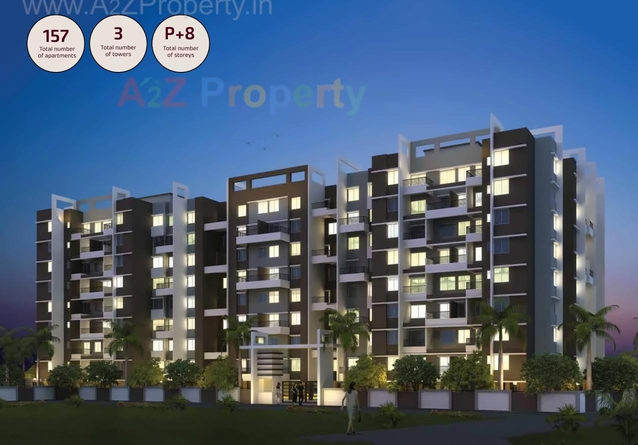 3D Elevation of real estate project Citrine located at Marunji, Pune, Maharashtra