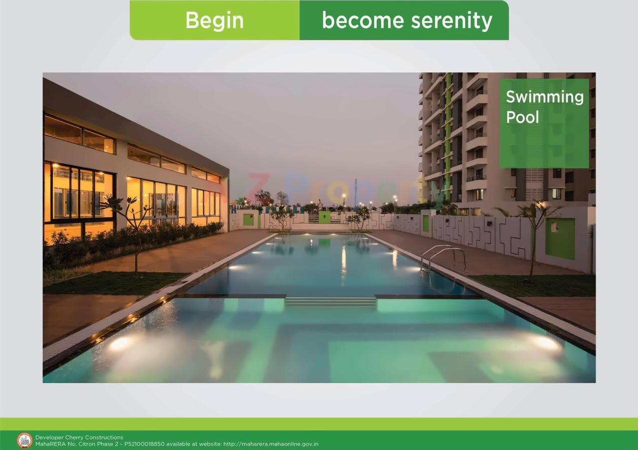 3D Elevation of real estate project Citron located at Wagholi, Pune, Maharashtra