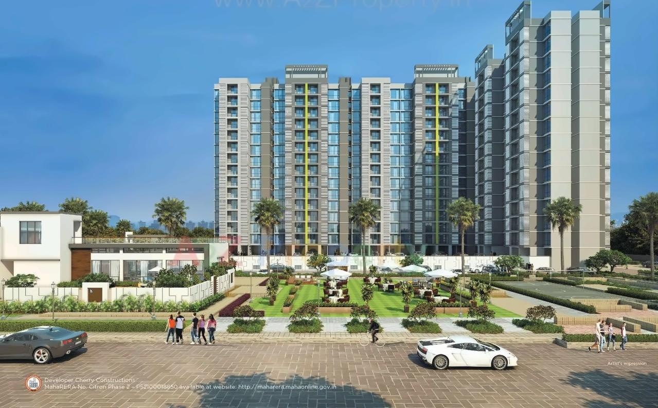 3D Elevation of real estate project Citron located at Wagholi, Pune, Maharashtra