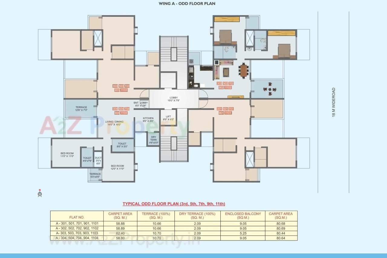 Layout of real estate project Cleveland Park located at Mohammadwadi, Pune, Maharashtra