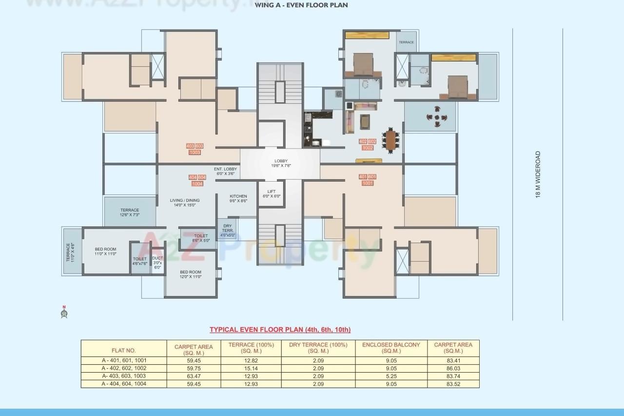 Layout of real estate project Cleveland Park located at Mohammadwadi, Pune, Maharashtra