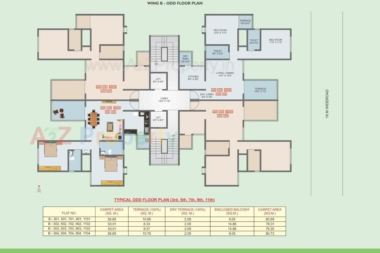 Layout of real estate project Cleveland Park located at Mohammadwadi, Pune, Maharashtra