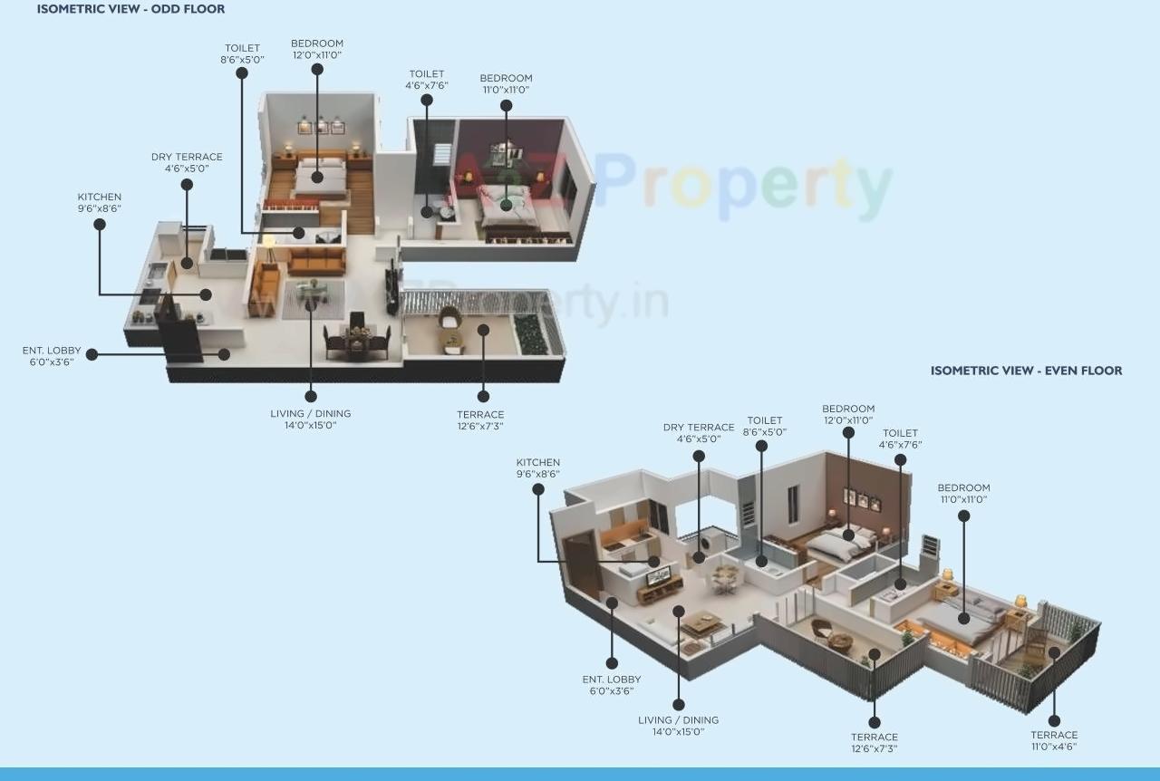 Layout of real estate project Cleveland Park located at Mohammadwadi, Pune, Maharashtra