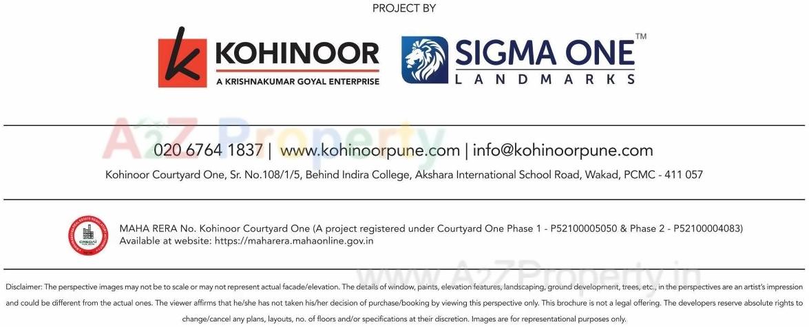  of real estate project Courtyard One located at Wakad, Pune, Maharashtra