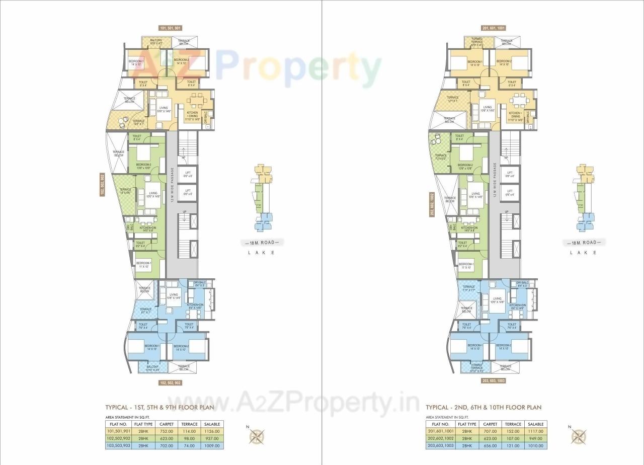 Layout of real estate project Courtyard located at Pashan, Pune, Maharashtra