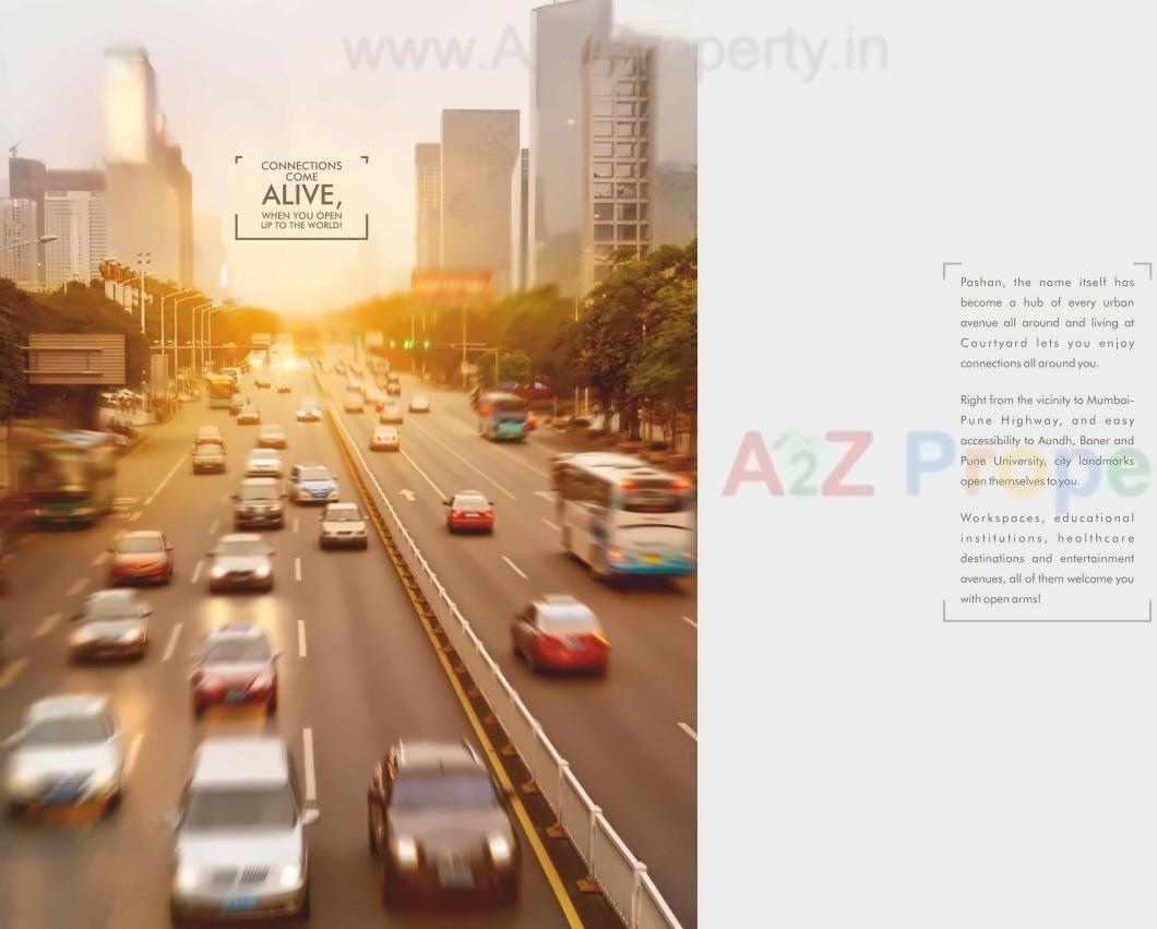 3D Elevation of real estate project Courtyard located at Pashan, Pune, Maharashtra