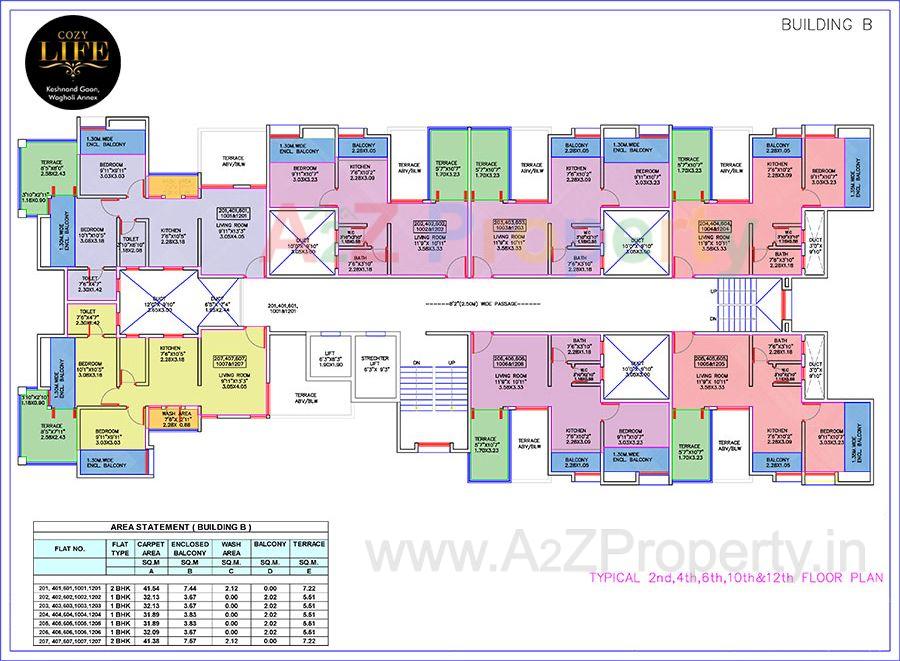 Bfloor1 of real estate project Cozy Life located at Kesnand, Pune, Maharashtra