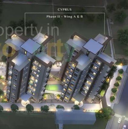 3D Elevation of real estate project Cyprus located at Punawale, Pune, Maharashtra