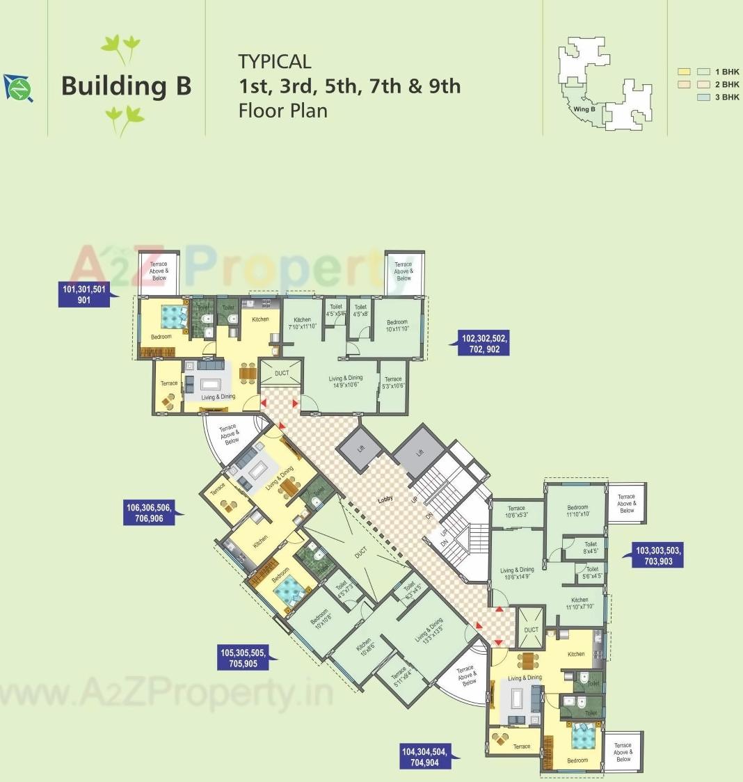 Layout of real estate project D B Ganjave Park located at Pune-m-corp, Pune, Maharashtra