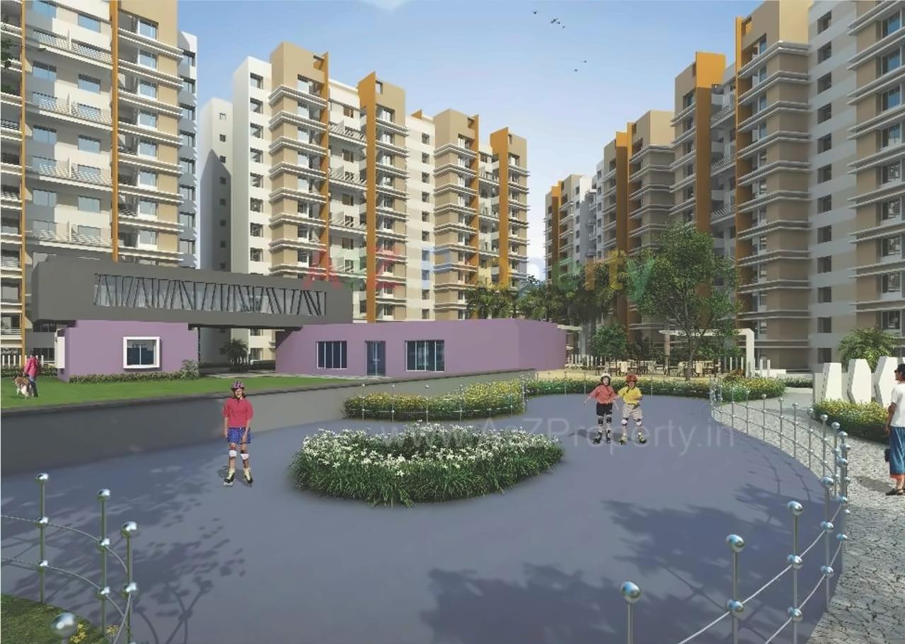 3D Elevation of real estate project Daffodils Avenue located at Somatane, Pune, Maharashtra