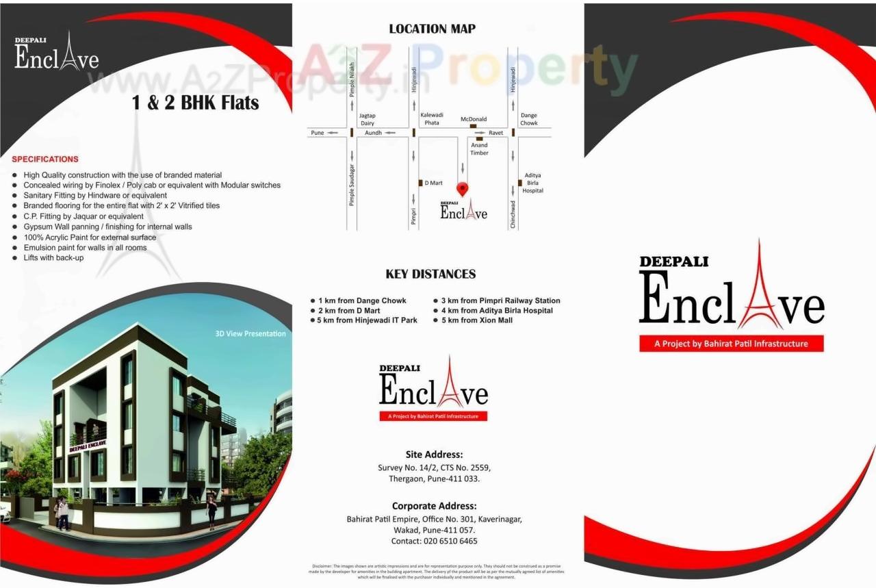  of real estate project Deepali Enclave located at Thergaon, Pune, Maharashtra