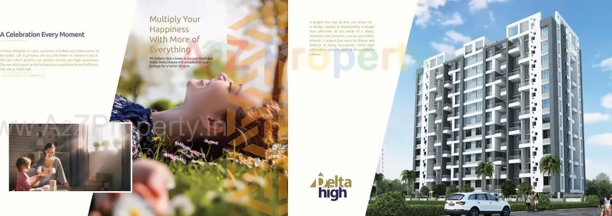 3D Elevation of real estate project Delta High located at Bhugaon, Pune, Maharashtra